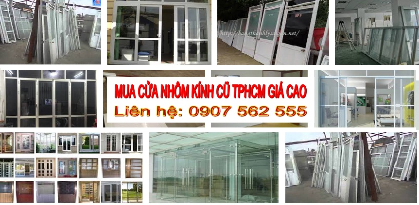 Thu mua cửa nhôm kính cũ tại tphcm